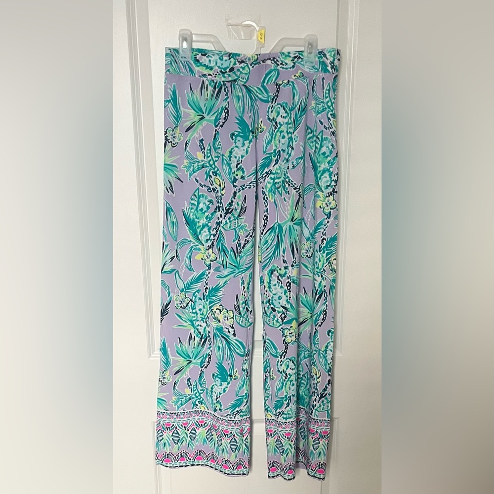 Lilly Pulitzer Multicolor Wide Leg Pants - Picture 2 of 12